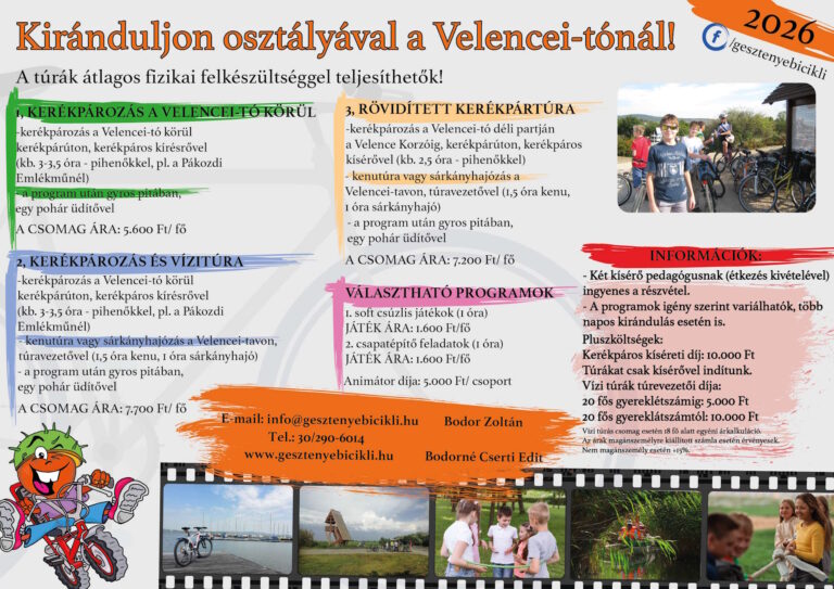 Osztálykirándulás programok